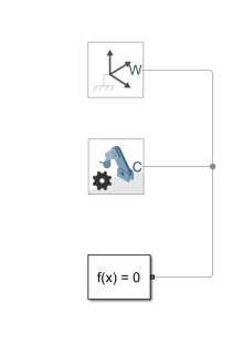 Conexión de elementos básicos para trabajar con simscape multibody